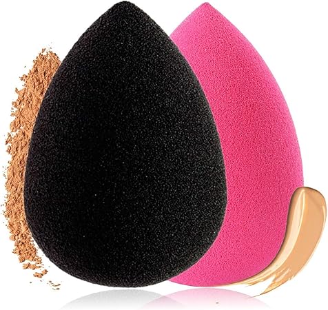 Amazon Wovte 高品質 多機能 もちもちした化粧スポンジパフ ファンデーション クリーム メイクアップベース 携帯便利 清潔しやすい ケース付き ２個セット Wovte メイク用スポンジ パフ 通販