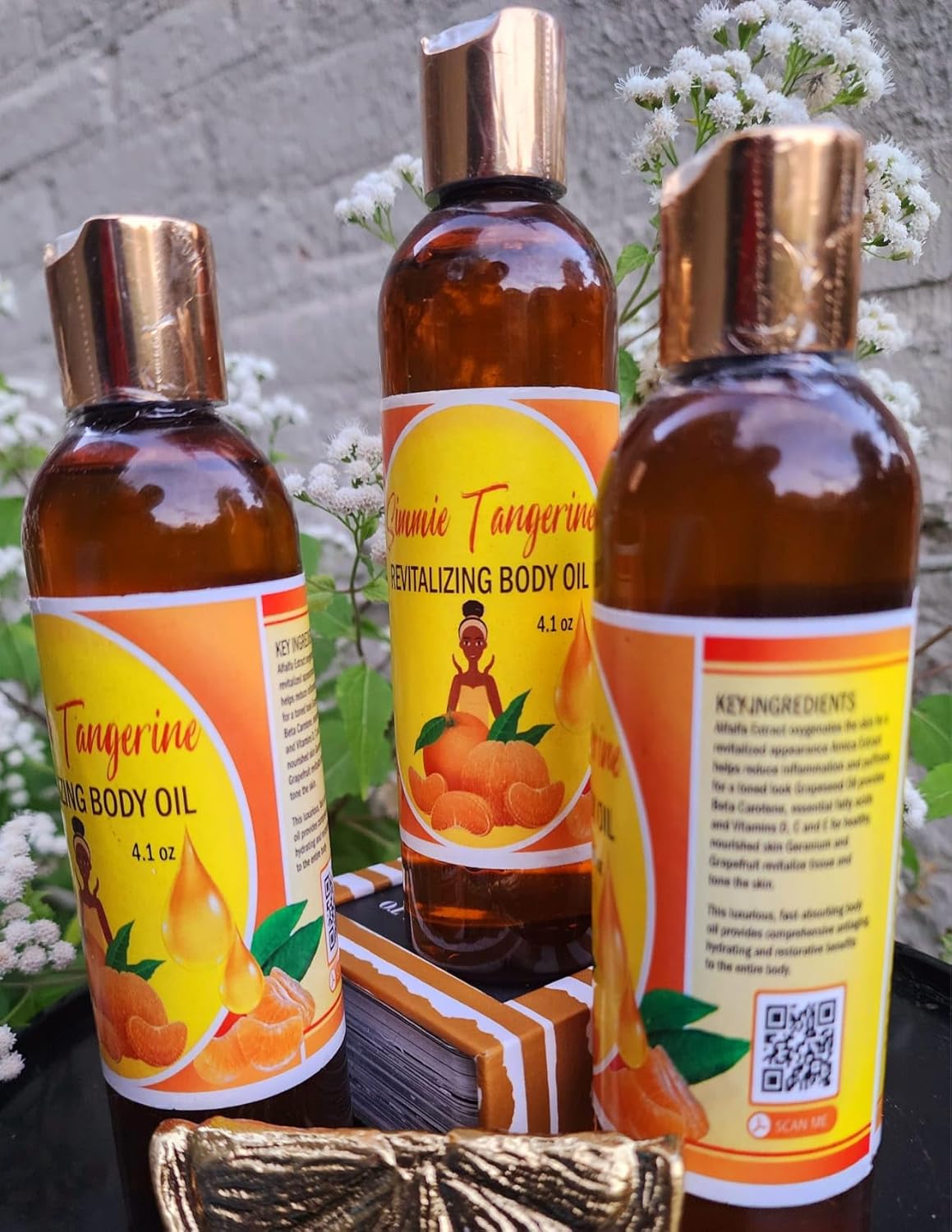 Generic Simmie Tangerine Revitalizing Body Oil, 4.1 Fl Oz (Pack of 1)