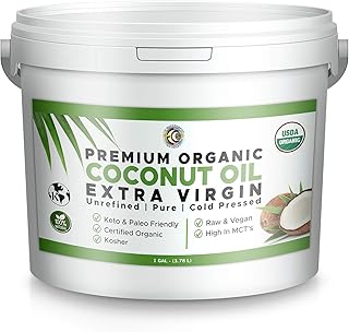 Earth Circle Organics Extra Virgin Coconut Oil, 128 Ounce