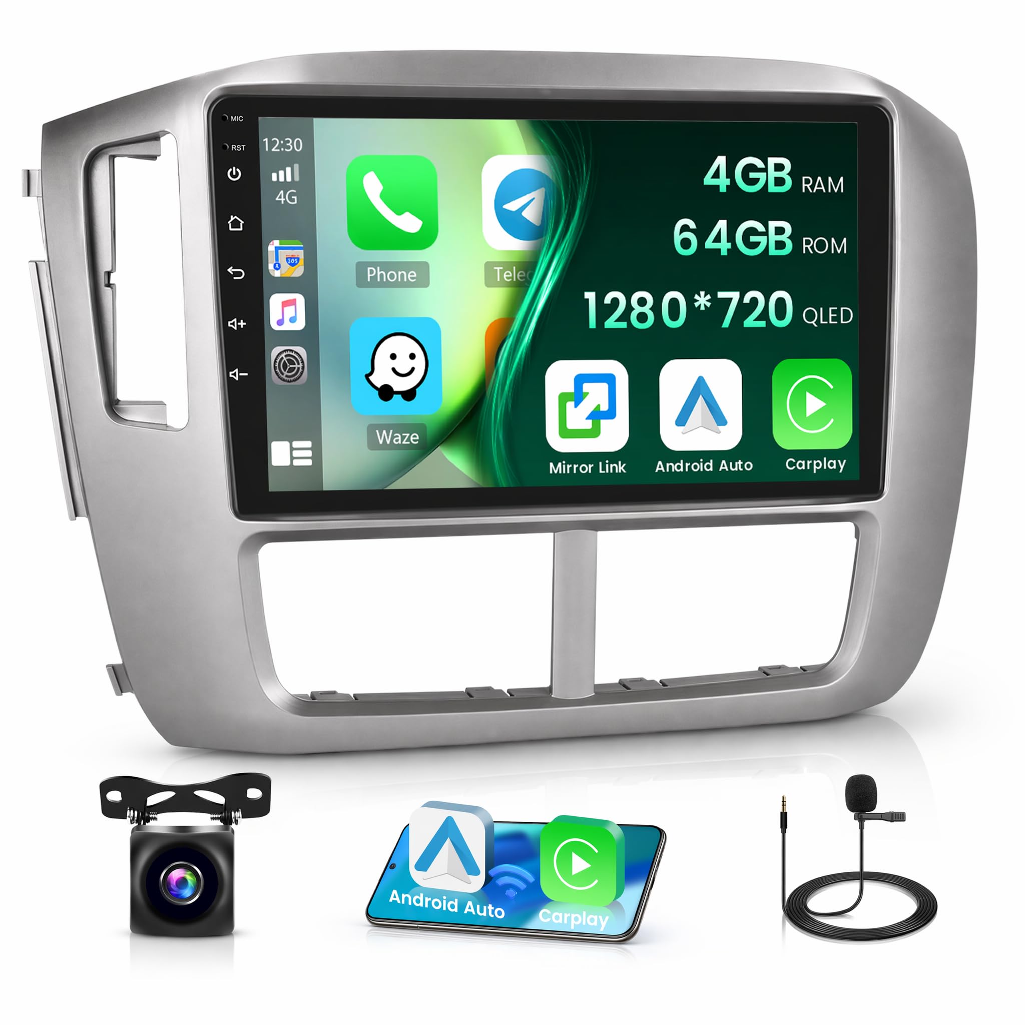 Amazon.com: [DSP & EQ] 4+64G Android 15 Car Radio for Honda Pilot