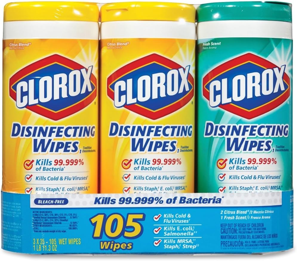 Disinfecting Wipes Value Pack (Pack of 3) Health & Household