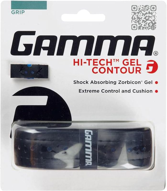Hi-Tech Replacement Tennis Grip, High Traction Feel, Maximum Control, Durable Tennis Racquet Grip, Tacky Surface