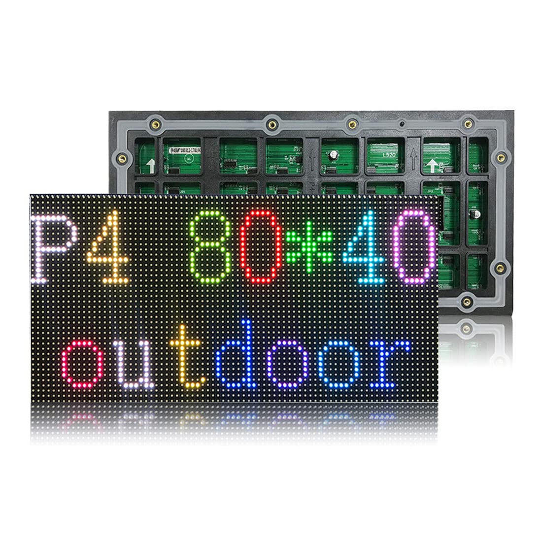 LED マトリクス パネル P3 80x40 RGB フレキシブル 25枚 Amazon | NICESO P4 RGB LEDマトリックスパネル 80X40ピクセル