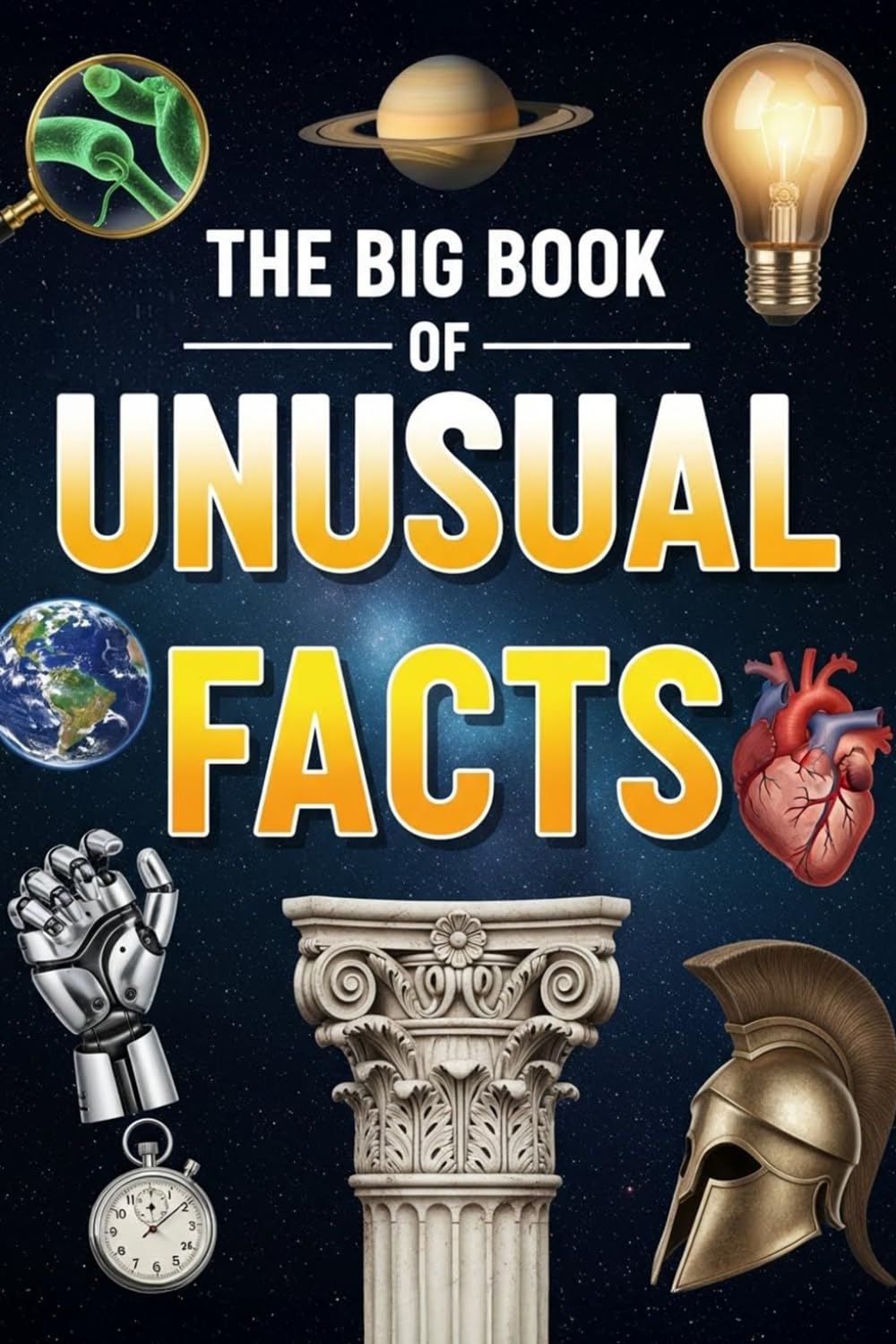 The Big Book of Unusual Facts: 1024 Strange but True Facts, Weird Knowledge, and Fascinating Information About World History, Science, Space, Animals for Curious Minds