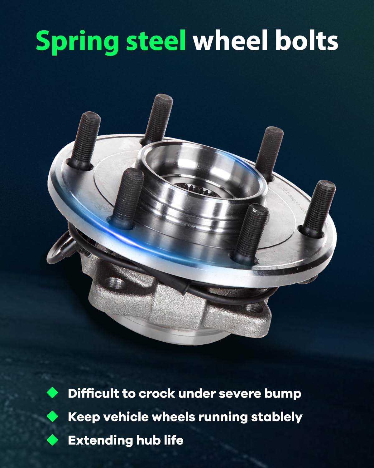 SCITOO 1 x Rear Wheel Bearing and Hub Assembly 2004-2010 For INFINITI QX56,2005-2012 For Nissan Armada,2004 For Nissan Pathfinder,Armada,ABS 6-Lug 3.5L 5.6L 541004