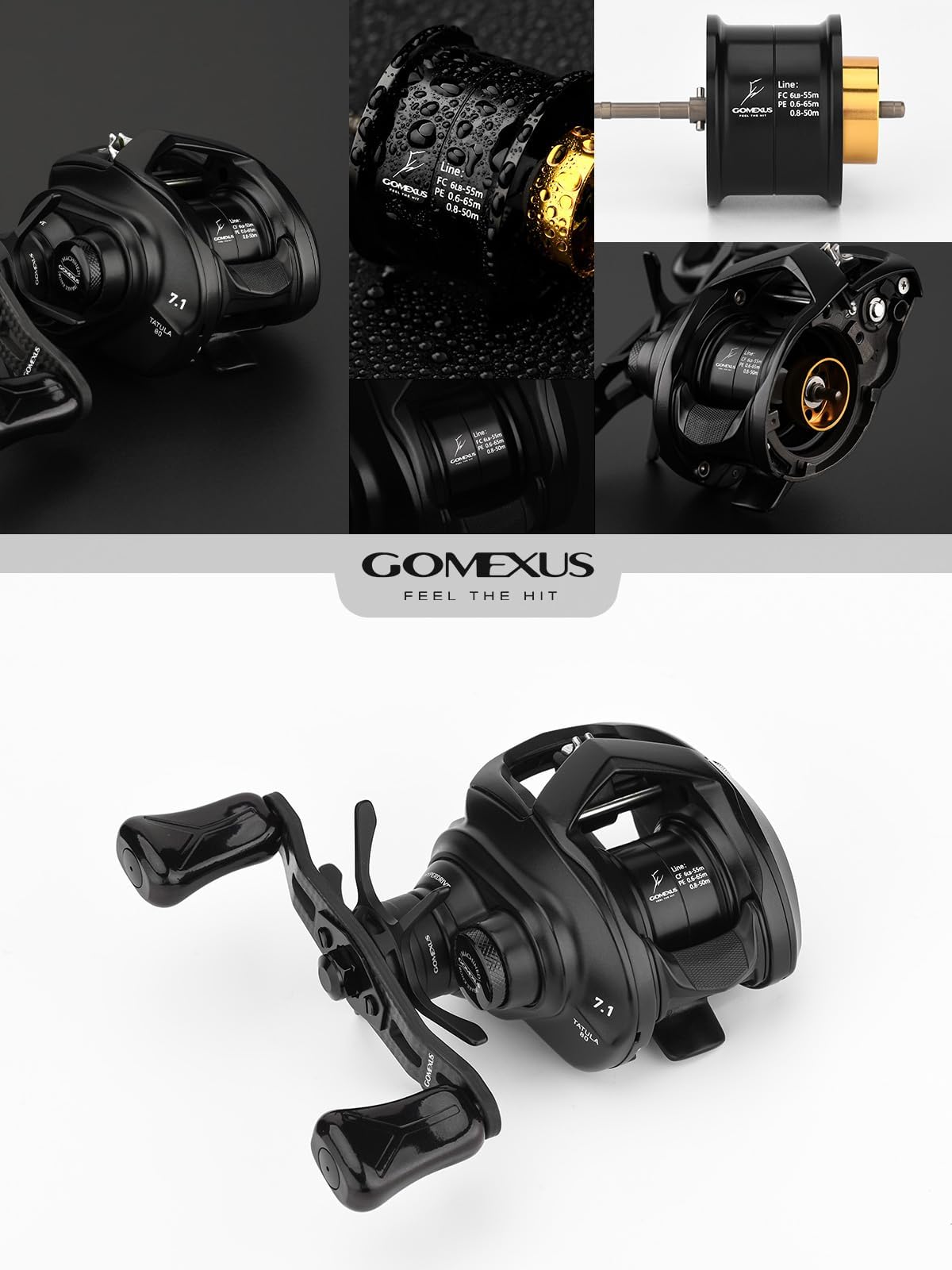 Amazon.com : GOMEXUS Aluminum Spool Compatible with Daiwa Tatula