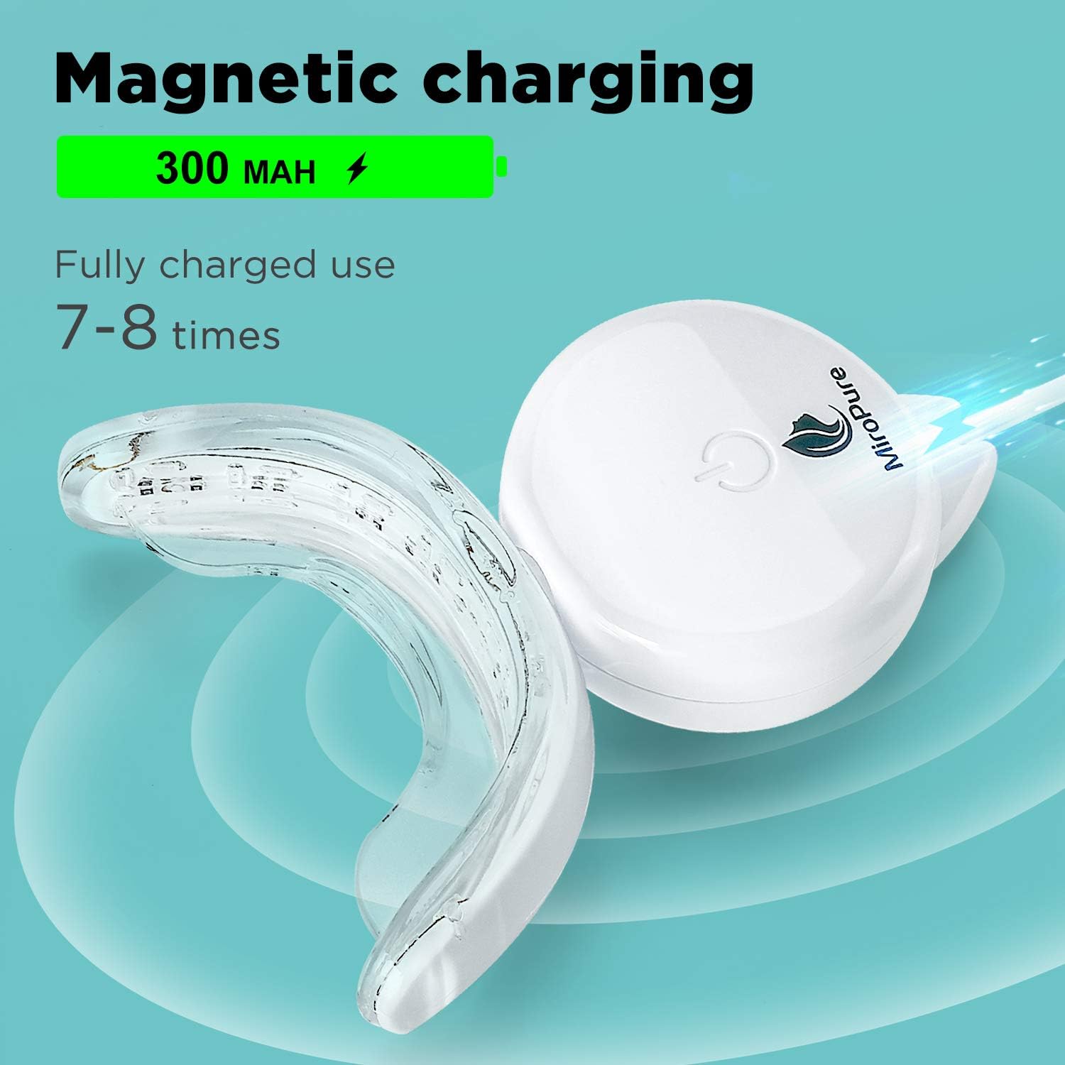 Teeth Whitening Kit, MiroPure Rechargeable Cordless 32 Blue-Red LED Accelerator Lights for Sensitive Teeth, Teeth Trays for Home Whitening : Beauty & Personal Care