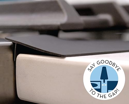 Miniatura 5 de S&T INC. Fundas para huecos para estufas, cubierta de silicona para encimera de estufa, relleno de huecos para horno, protectores de migas de estufa