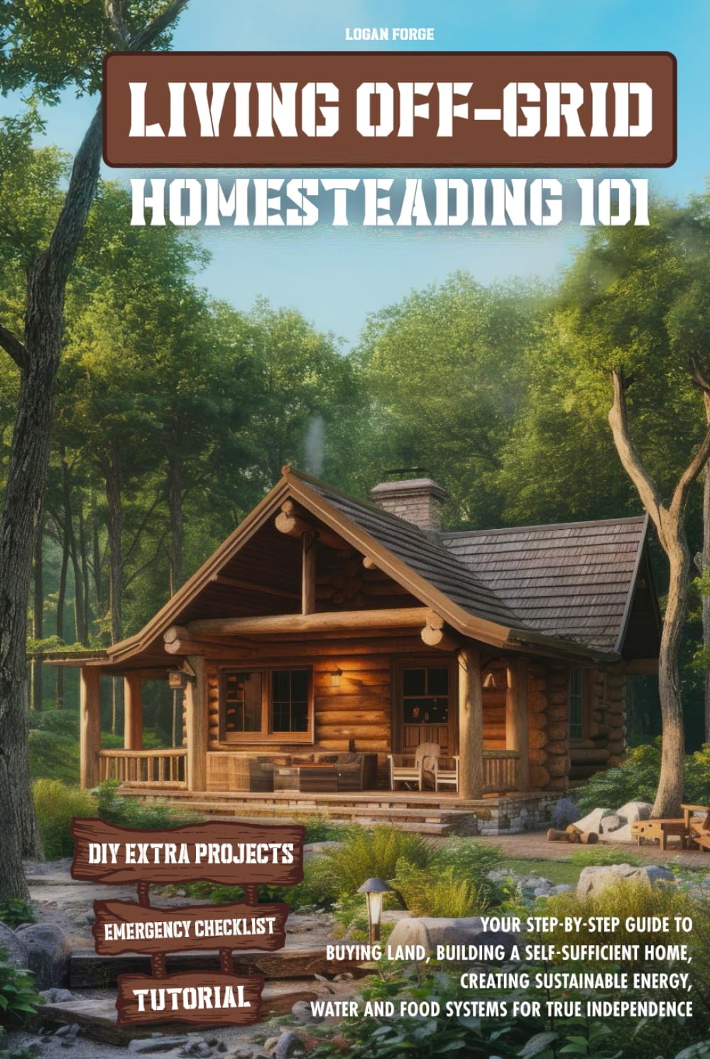 LIVING OFF-GRID HOMESTEADING 101: Your Step-by-Step Guide to Buying Land, Building a Self-Sufficient Home, and Creating Sustainable Energy, Water and