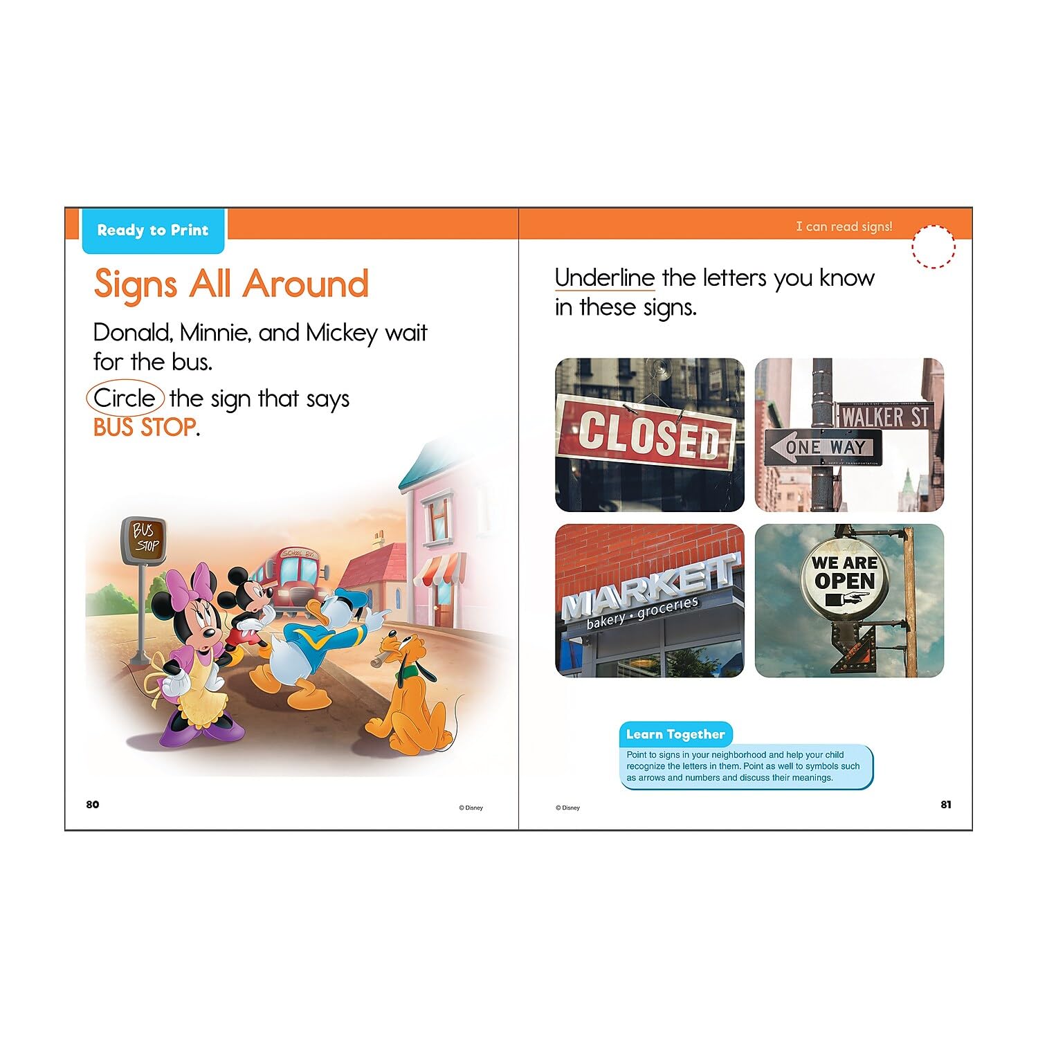 Disney Learning Magical Adventures in Preschool Workbook, PreK Math, Alphabet Letters, Colors & Shapes, Numbers, and Handwriting Practice for Toddlers, Mickey Mouse and Friends Preschool Workbooks - Image 3