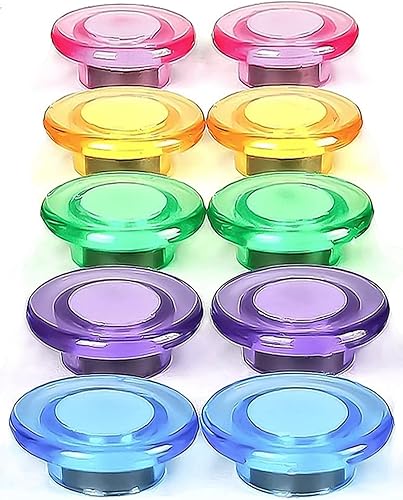 DIFIT 50 imanes para nevera pequeños y redondos para refrigerador, bonitos imanes para pizarra blanca, mini imanes fuertes para nevera, pequeños