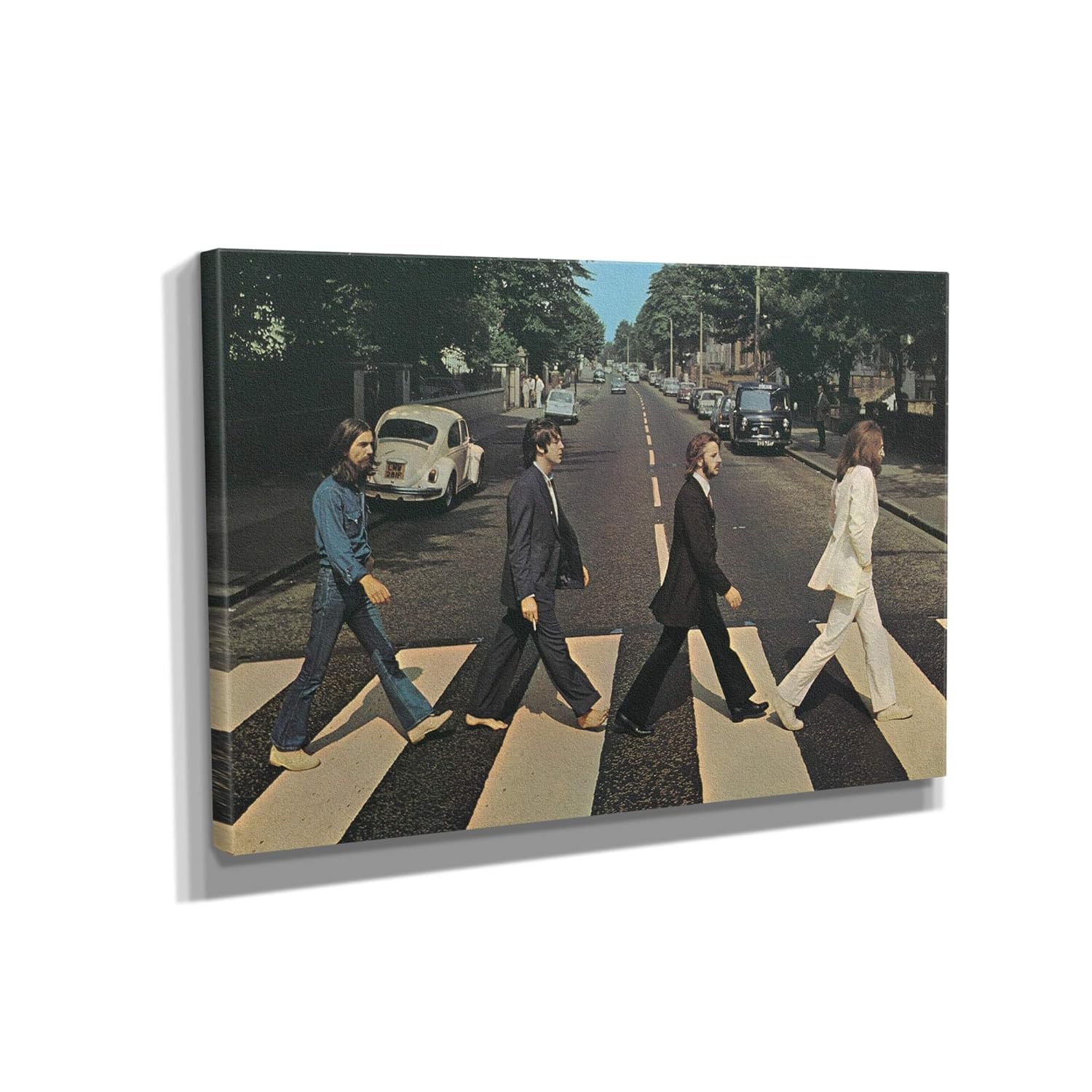 The Beatles Abbey Road - Canvas Wall Art Home Decor (18L" x 12W")