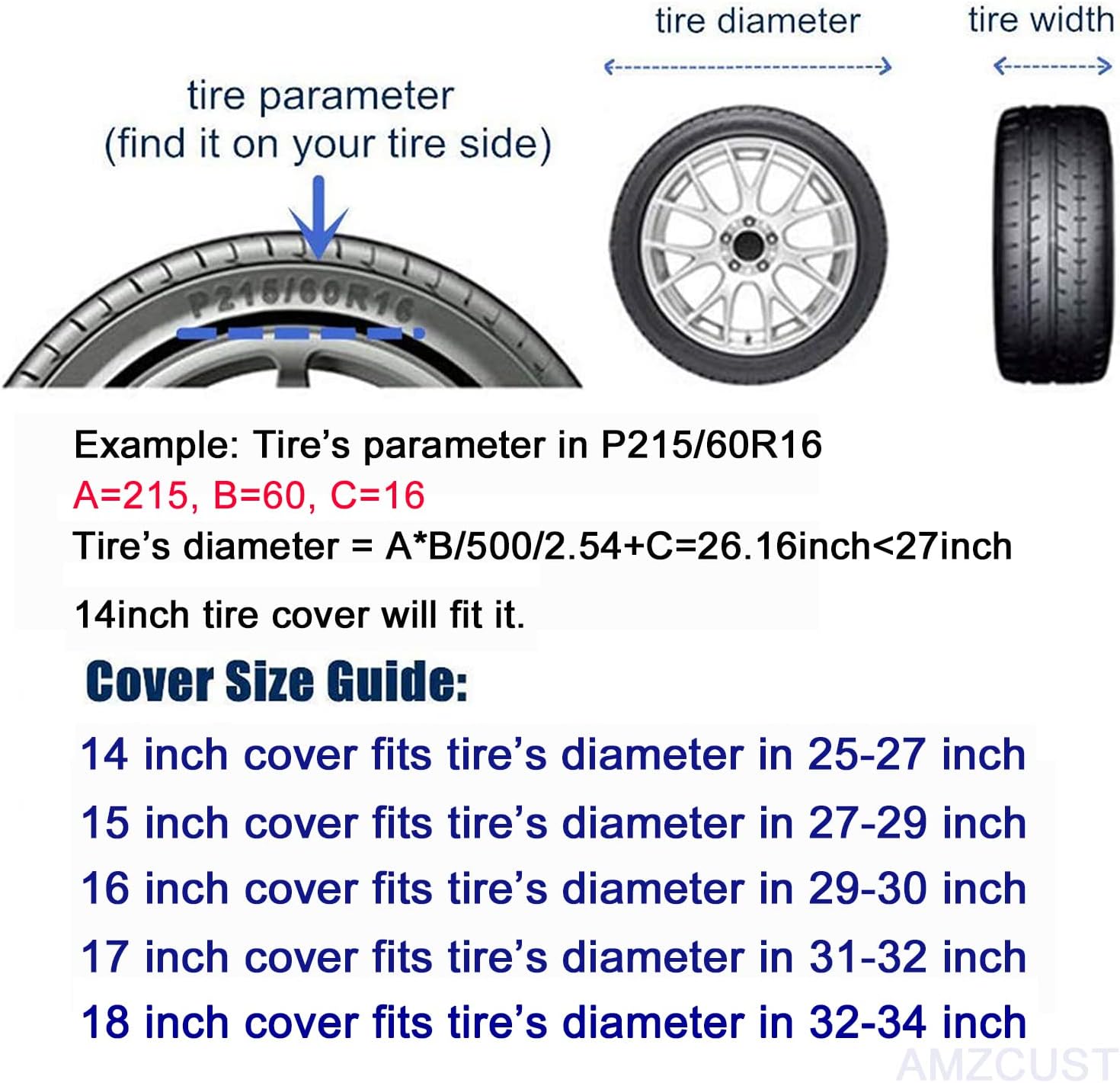 Black White Vintage American Flag Spare Tire Cover PVC Leather Waterproof Dust-Proof Universal Wheel Cover Fit for Jeep,Trailer, RV, SUV and Many Vehicle 17 inch : Automotive