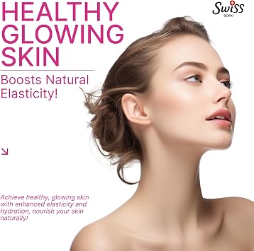 Swiss Bork Sugar-Free Liquid Collagen Shots — Collagen 10000mg I, II, III with Magnesium Citrate, Resveratrol, Amino Acids for Skin, Hair, Nails & Joint Health – Strawberry Flavour (15 Days x 20ml)