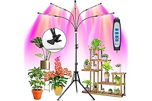 5-Heads Adjustable Light Stand for Indoor Plants - Wolezek Grow Lights