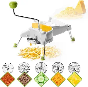 Manual Cheese Grater & Vegetable Slicer