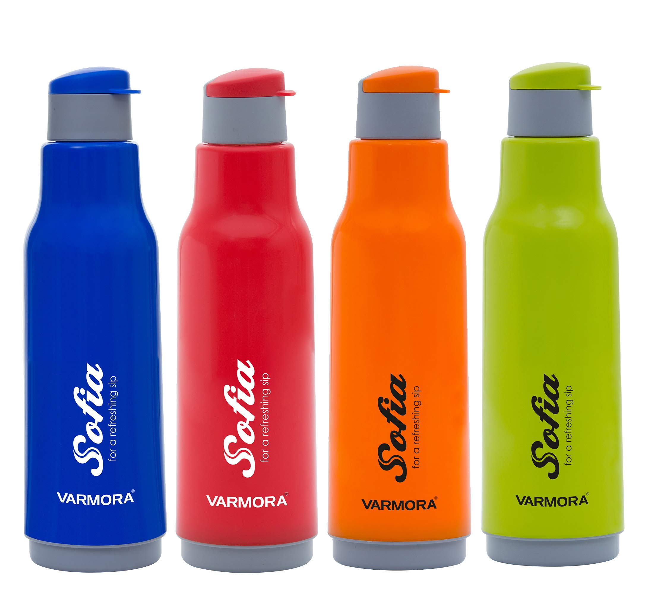 VarmoraSofia Water Bottle, Assorted Color, 600 ml, VAR.03084