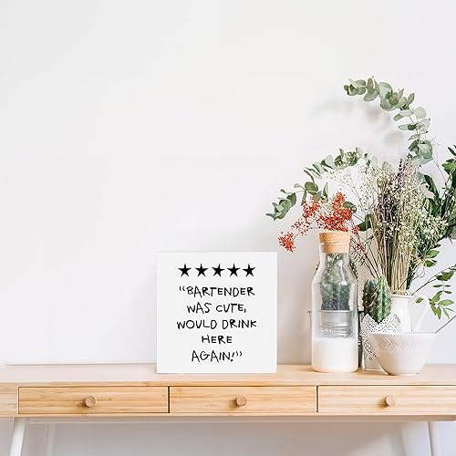 Miniatura 10 de Letrero de madera con texto en inglés You are My Cup of Tea Box para decoración de escritorio romántica para el hogar, cocina, estante de cocina,