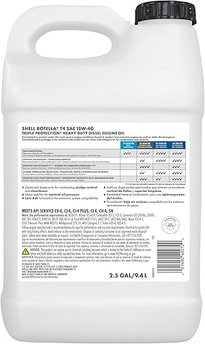 Miniatura 8 de Shell Rotella Aceite de motor T4 Triple Protection 15W-40, 1 cuarto de galón (paquete de 6)