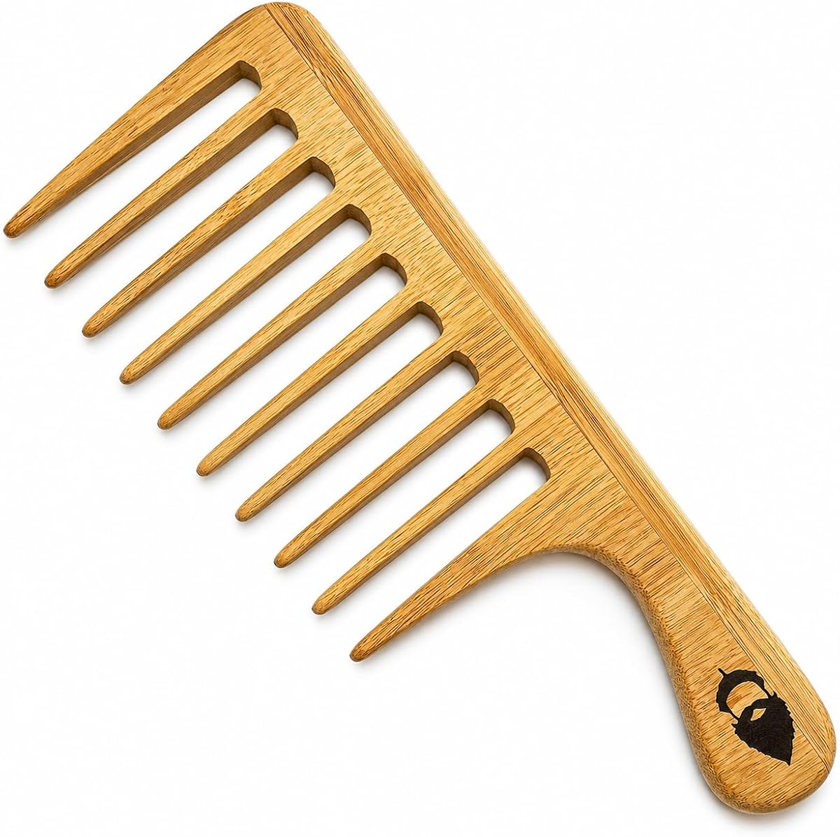 Rastrillo desenredante para barba Sequoia - Peine desenredante de gran tamaño XL para todo tipo de cabello y barbas grandes