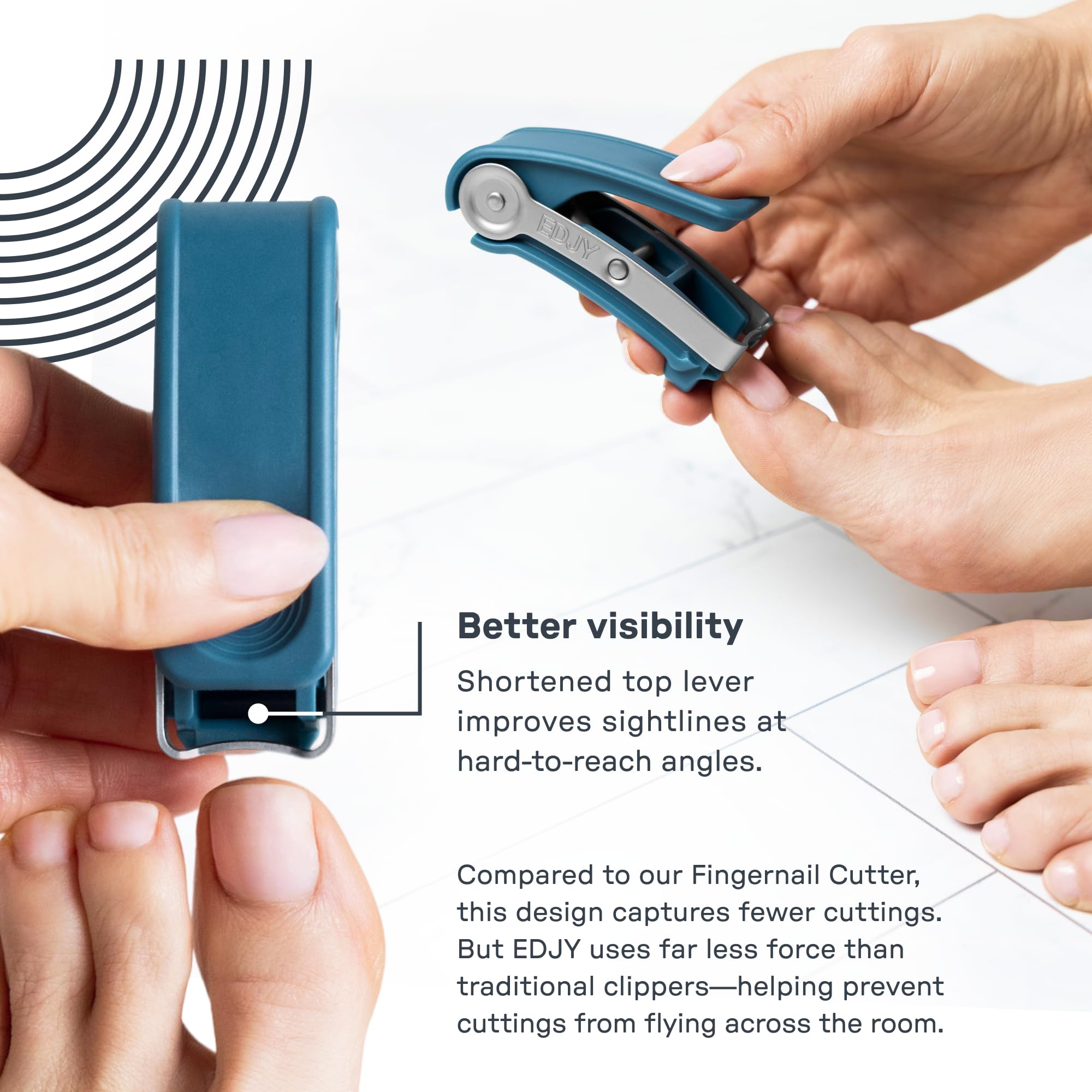 EDJY Toenail Clippers - Sharp & Precise -4