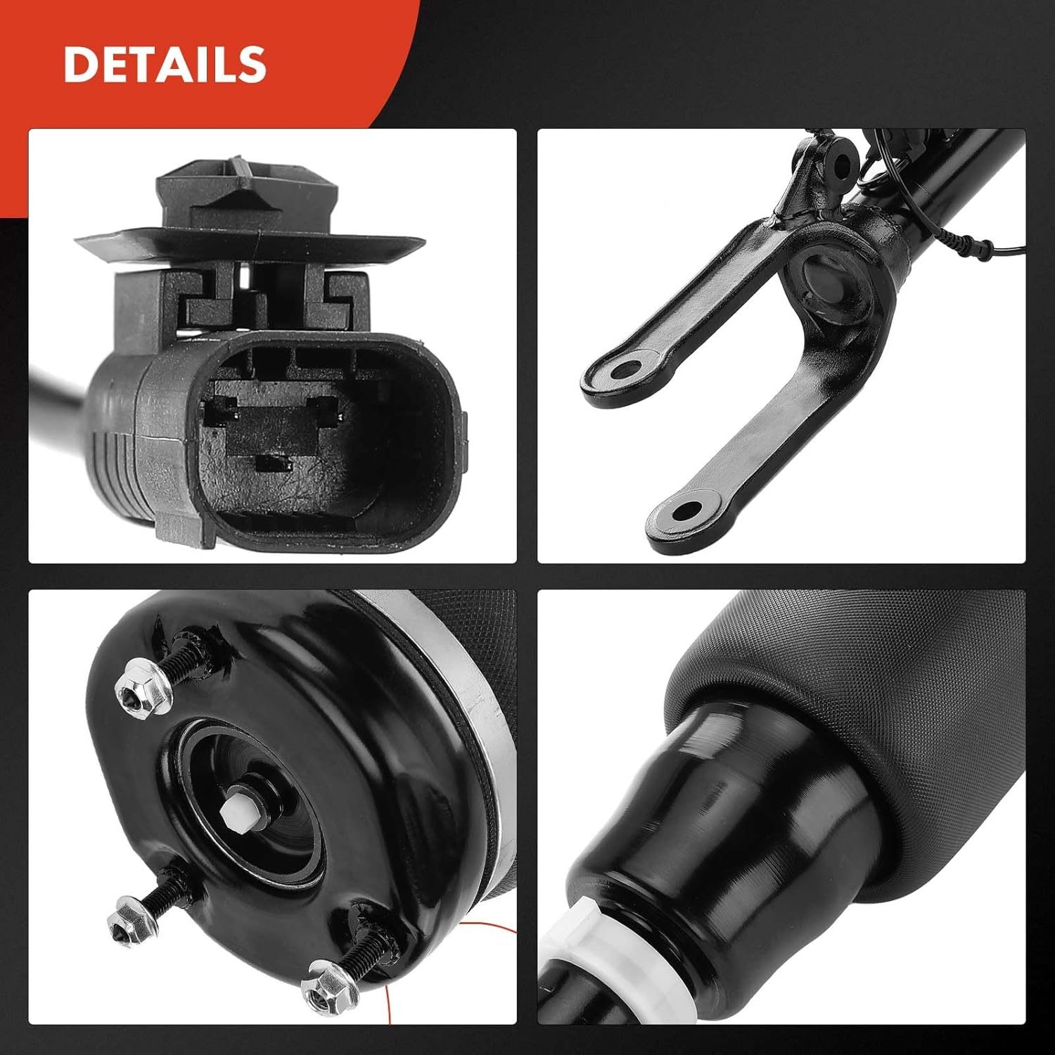 A-Premium Front Left or Right Air Suspension Shock Absorber Strut Compatible with Mercedes-Benz W163 ML63 AMG 2007 2008 2009 2010 2011, Driver or Passenger Side, Replace# 164320521380
