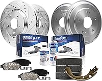 Vista 13 de Detroit Axle - Kit de freno delantero para Ford F-150 2010-2011, Ford Expedition Lincoln Navigator 2010-2021, repuesto de pastillas de freno