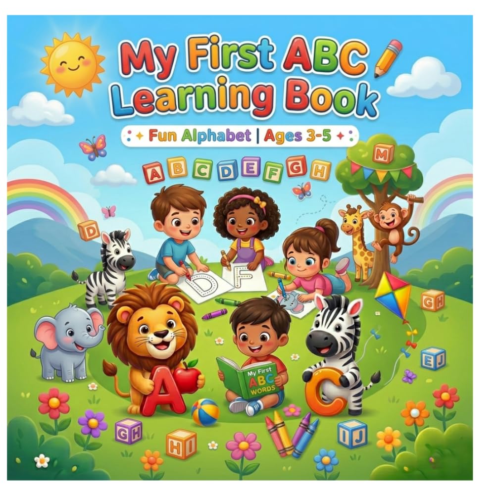 “My First ABC Learning Book for Kids (Ages 3–5)”: Fun Alphabet | Words