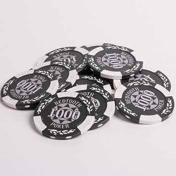500 Numbered Chip Set with 14 Gram Casino Chips & Button Kit. Includes Values 25-5000