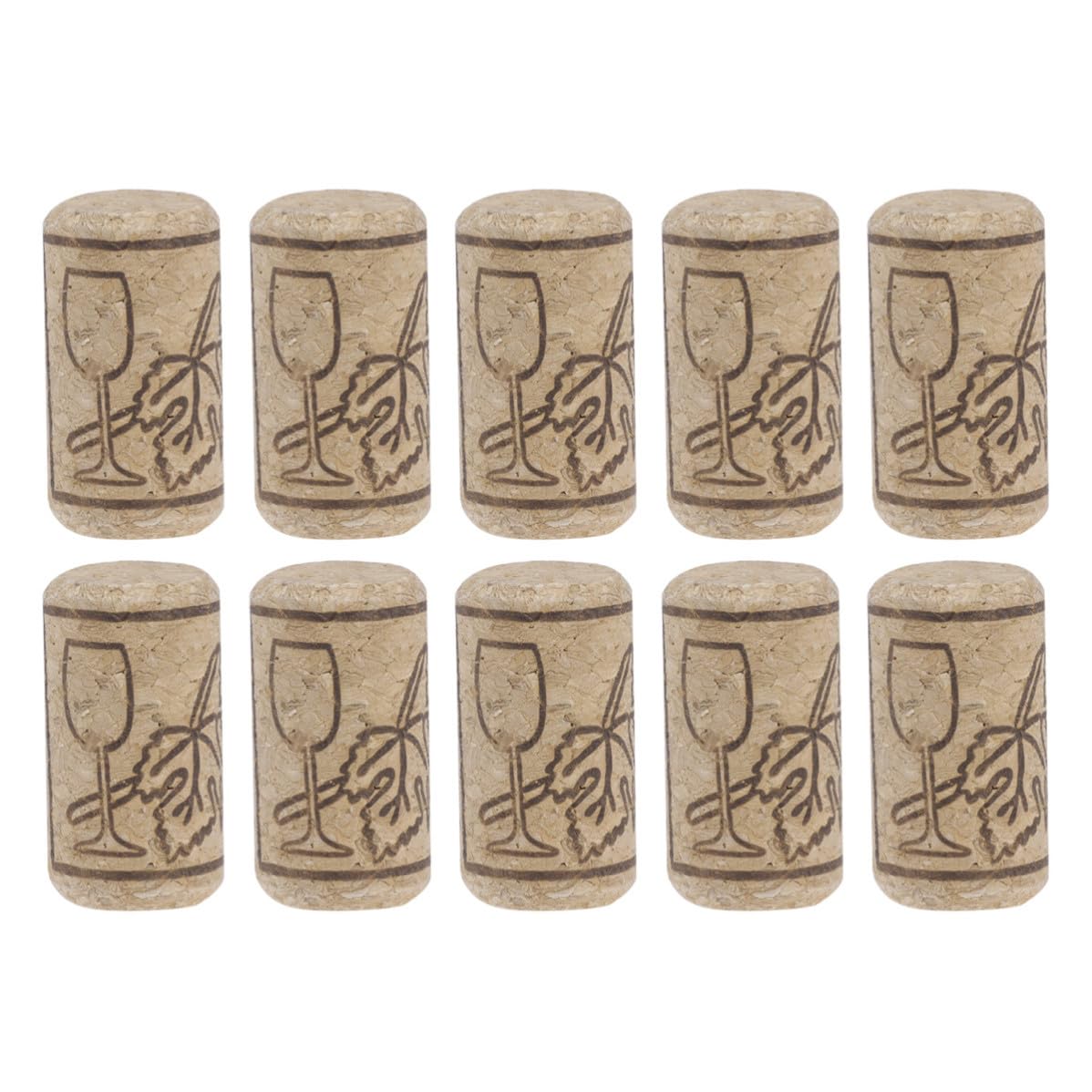 Tapones de corcho natural elásticos para botellas de vino y guirnaldas artesanales