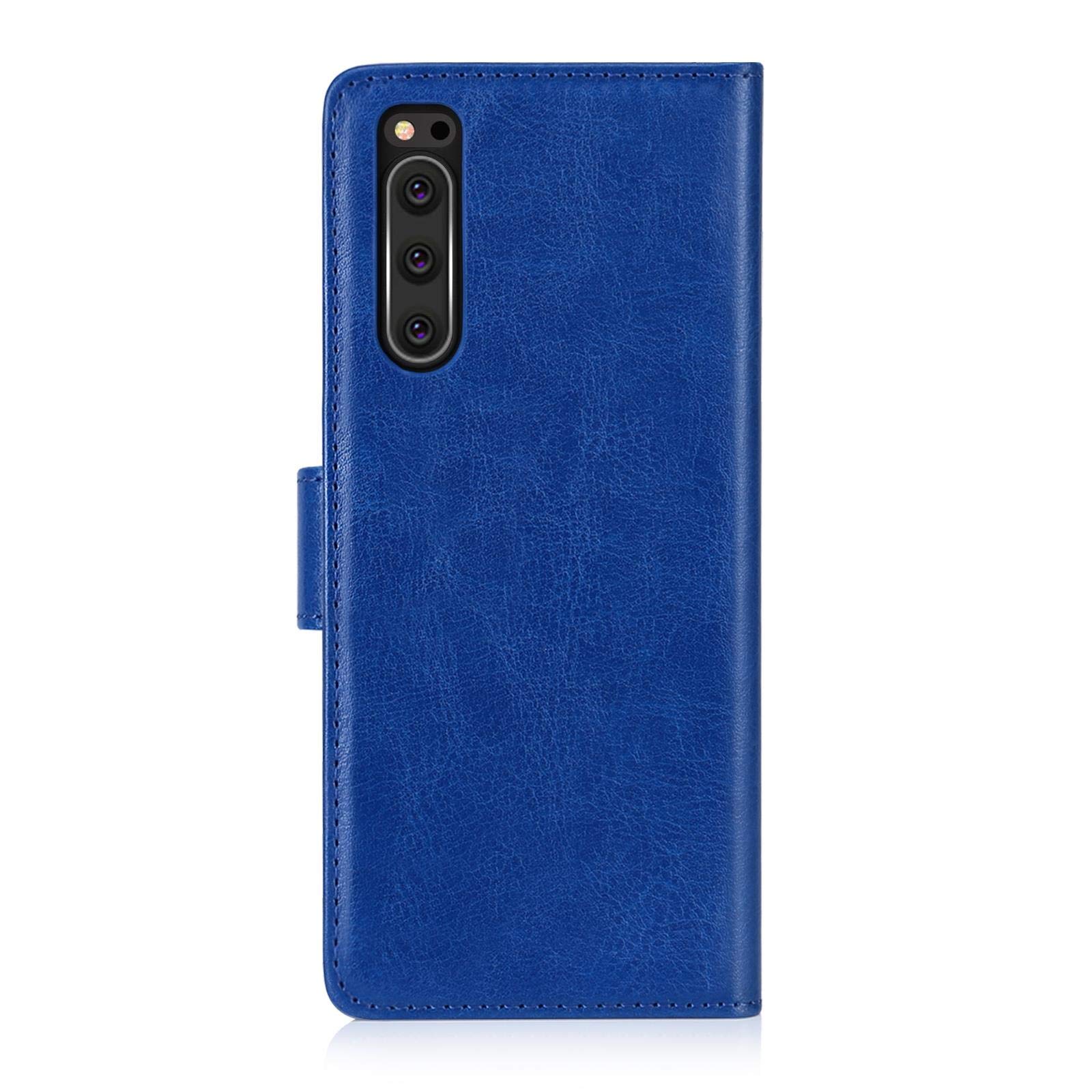 32nd Custodia Portafoglio In Pelle PU Per Sony Xperia 5 (2019) – Con Slot Per Carte, Chiusura Magnetica, Blu - 2