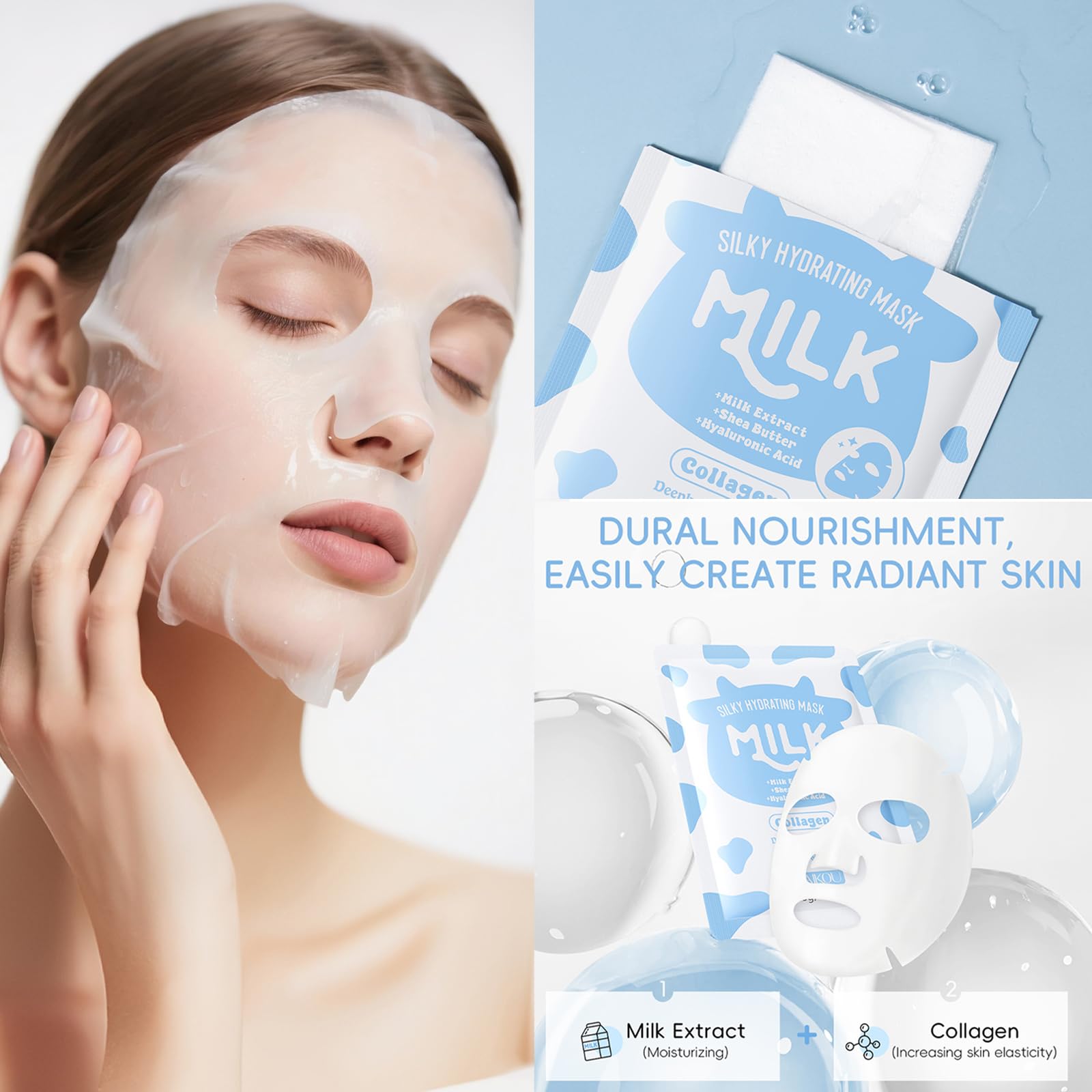 Amazon.com: Milk Skin Care Set for Kids & Teens, 12 IN 1
