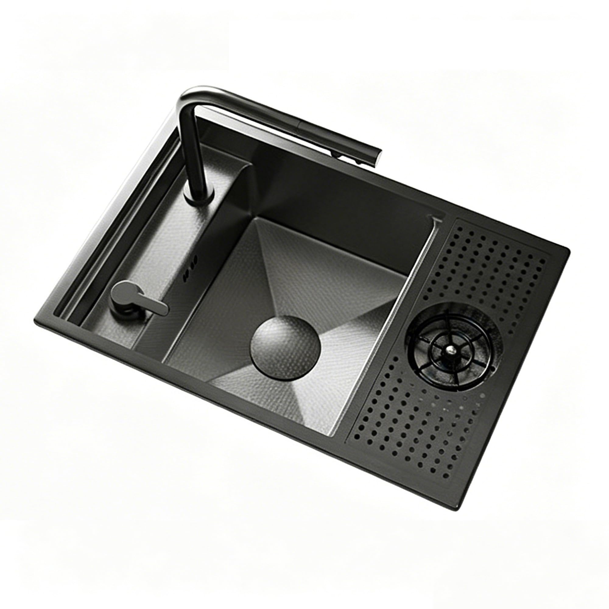 SC Water Sinks with Pull-Out Water Faucets are Used in Restaurants(600x400mm)
