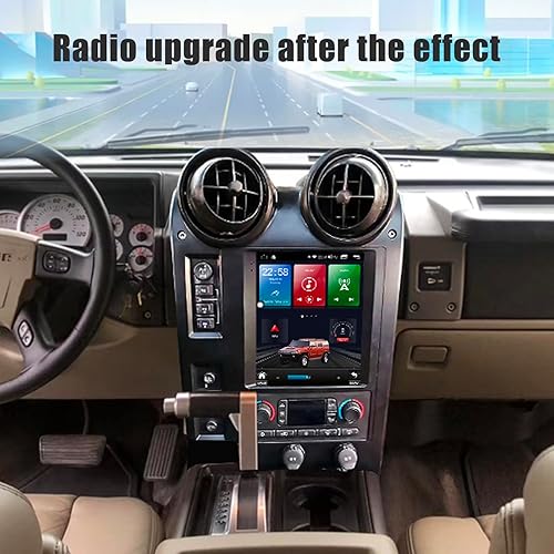 Miniatura 7 de Para Hummer H2 2004-2009 Android Radio Tesla Style IPS pantalla táctil estéreo con Bluetooth 5.0 con duplicación de teléfono, enlace GPS navegación