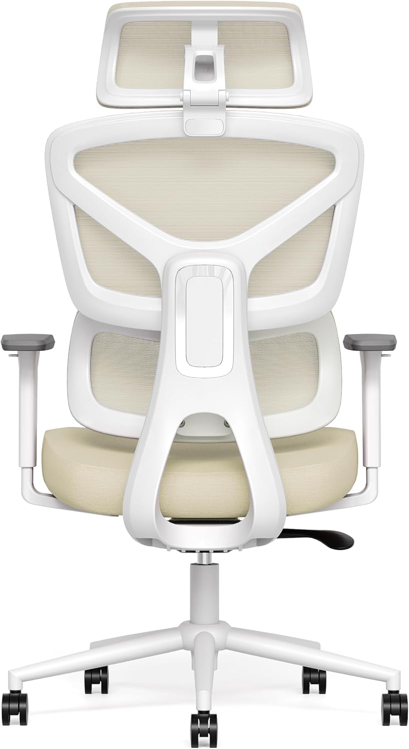 Ergonomic Office Chair, High Back Mesh Desk Chair with 4-Position Height Adjustable Back, 3D Armrests, Adaptive Lumbar Support, 3-Level Tilt Function, 3D Headrest, Comfy Computer Gaming Chairs Ergonomic Office Chair, High Back Mesh Desk Chair with 4-Position Height Adjustable Back, 3D Armrests, Adaptive Lumbar Support, 3-Level Tilt Function, 3D Headrest, Comfy Computer Gaming Chairs