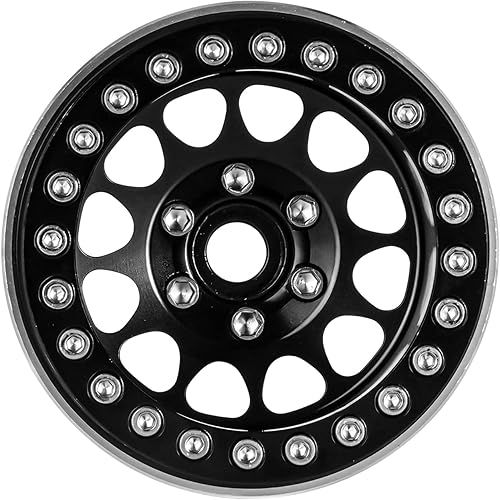 Miniatura 4 de INJORA Rueda Beadlock de 1.9 pulgadas, con desplazamiento negativo de 0.409in, para 110 RC Crawler Auto Axial SCX10 90046 AXI03007 TRX4 VS4-10 Gen8