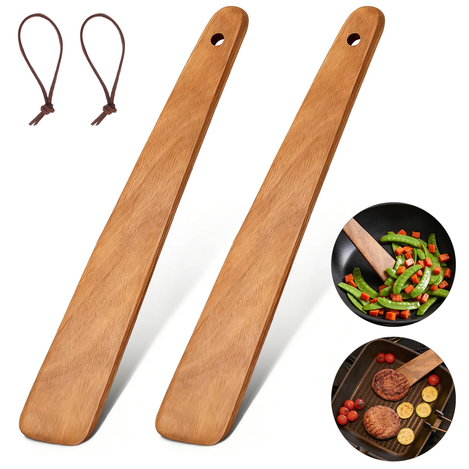 Azureblue Teak Wooden Spatula