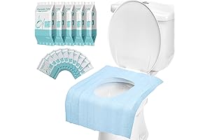 50 Pack Waterproof Disposable Toilet Seat Covers - Your Personal Hygiene Shield