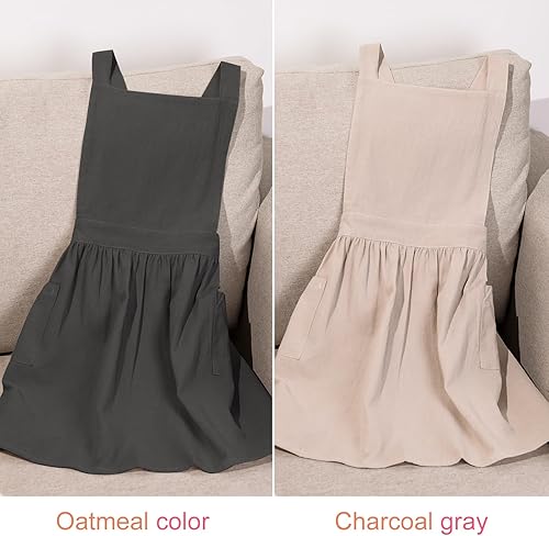 Miniatura 7 de Delantal para niños, delantal con espalda cruzada, delantal estilo japonés, ropa para el hogar