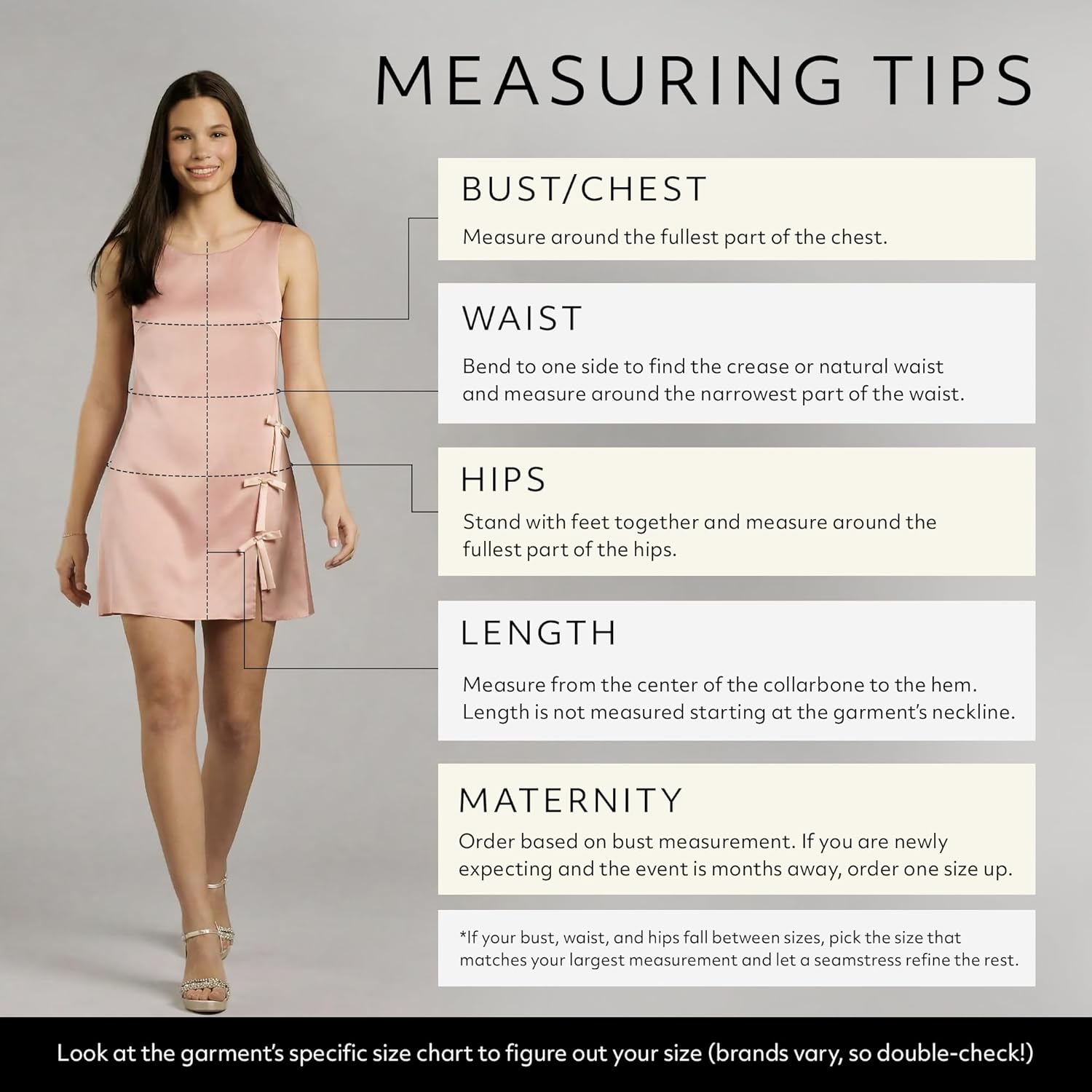 David's Bridal Sleeveless Bow Detail Satin Mini Dress - Image 5