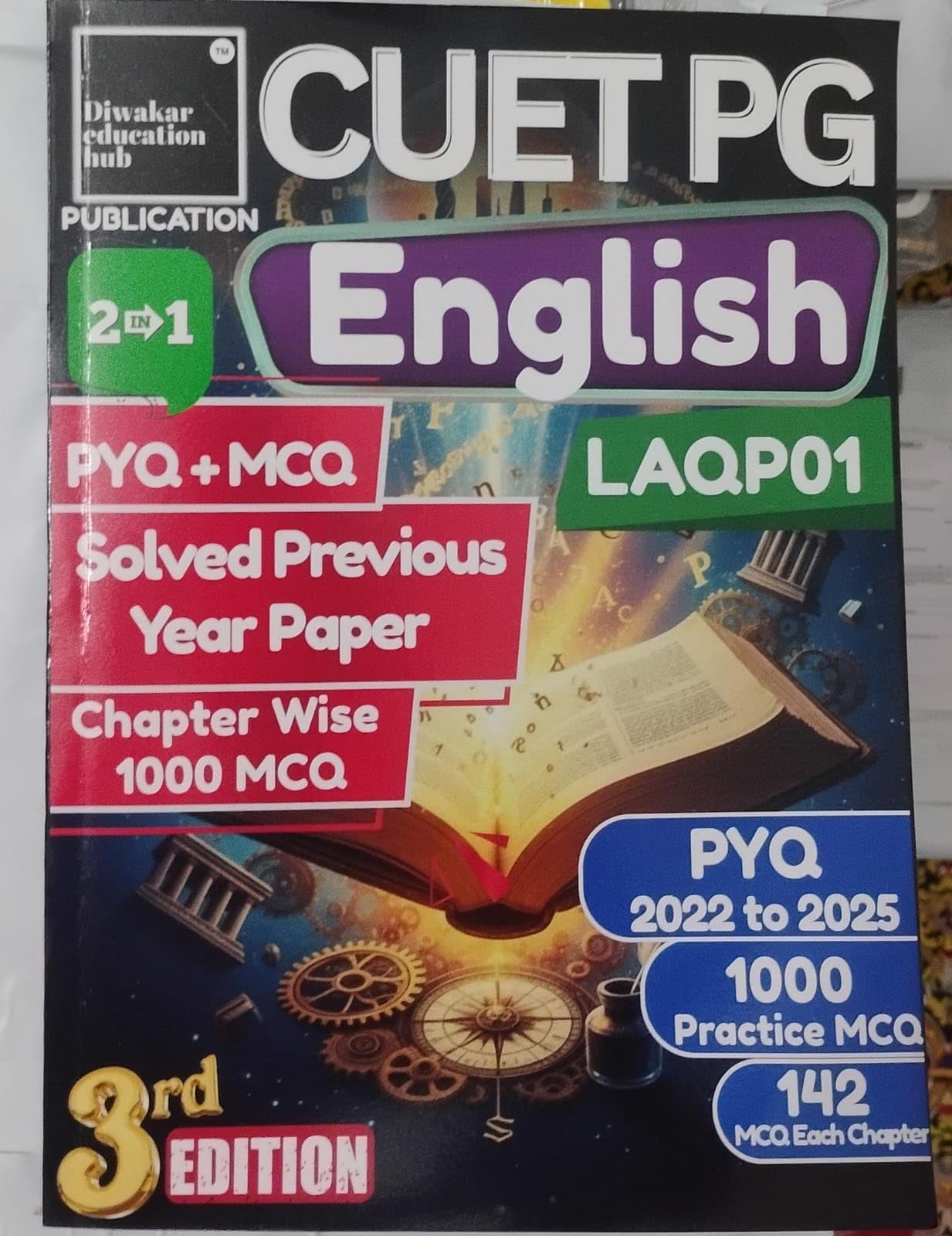 CUET PG English Literature [LAQP01] Book 2026 Solved Previous Year ...