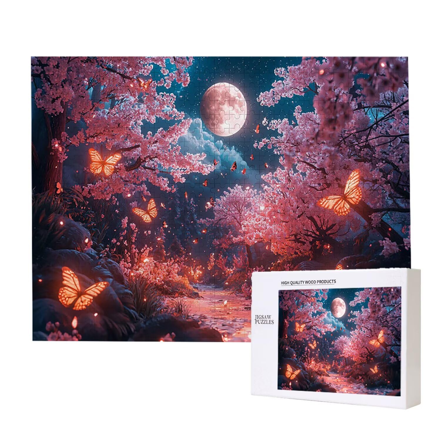 1000 sztuk puzzli, krajobraz księżyca 1000 sztuk puzzli dla dorosłych, prezent rocznicowy, prezent świąteczny, dekoracja domu, zapobieganie zwyrodnieniu mózgu u osób starszych v-990