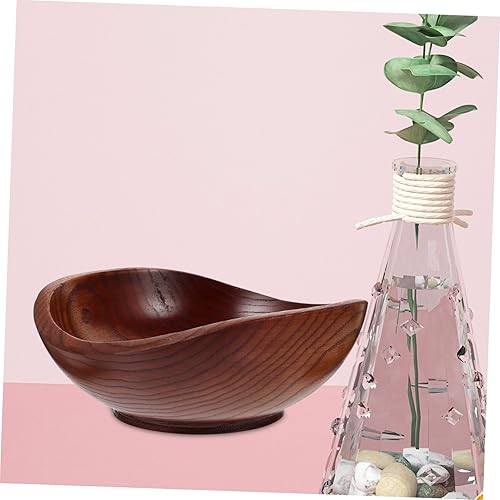 Miniatura 8 de Zerodeko egg bowl wooden ring wooden bowl fruit bowl serving bowls Jujube wood dough wooden fruit serving bowl wooden fruit bowls gourd large wooden