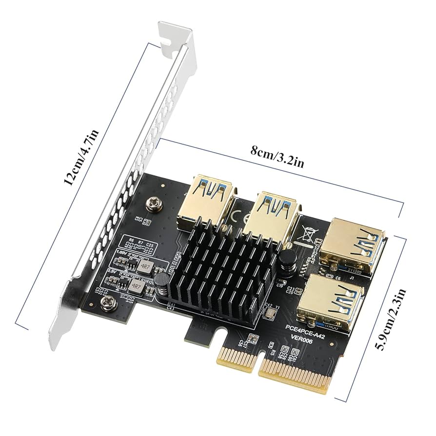 PCI-E 4分岐ライザーカード 3枚セット Amazon.co.jp: 4分岐ライザーカード PCI-e PCI-Express ETH