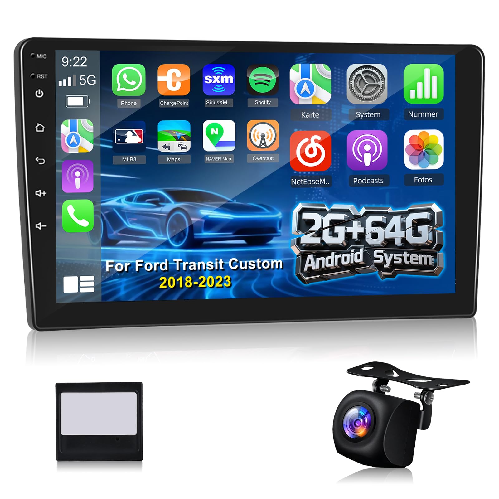 Photo 1 of EKAT Android Car Stereo for Ford Transit 2018-2023