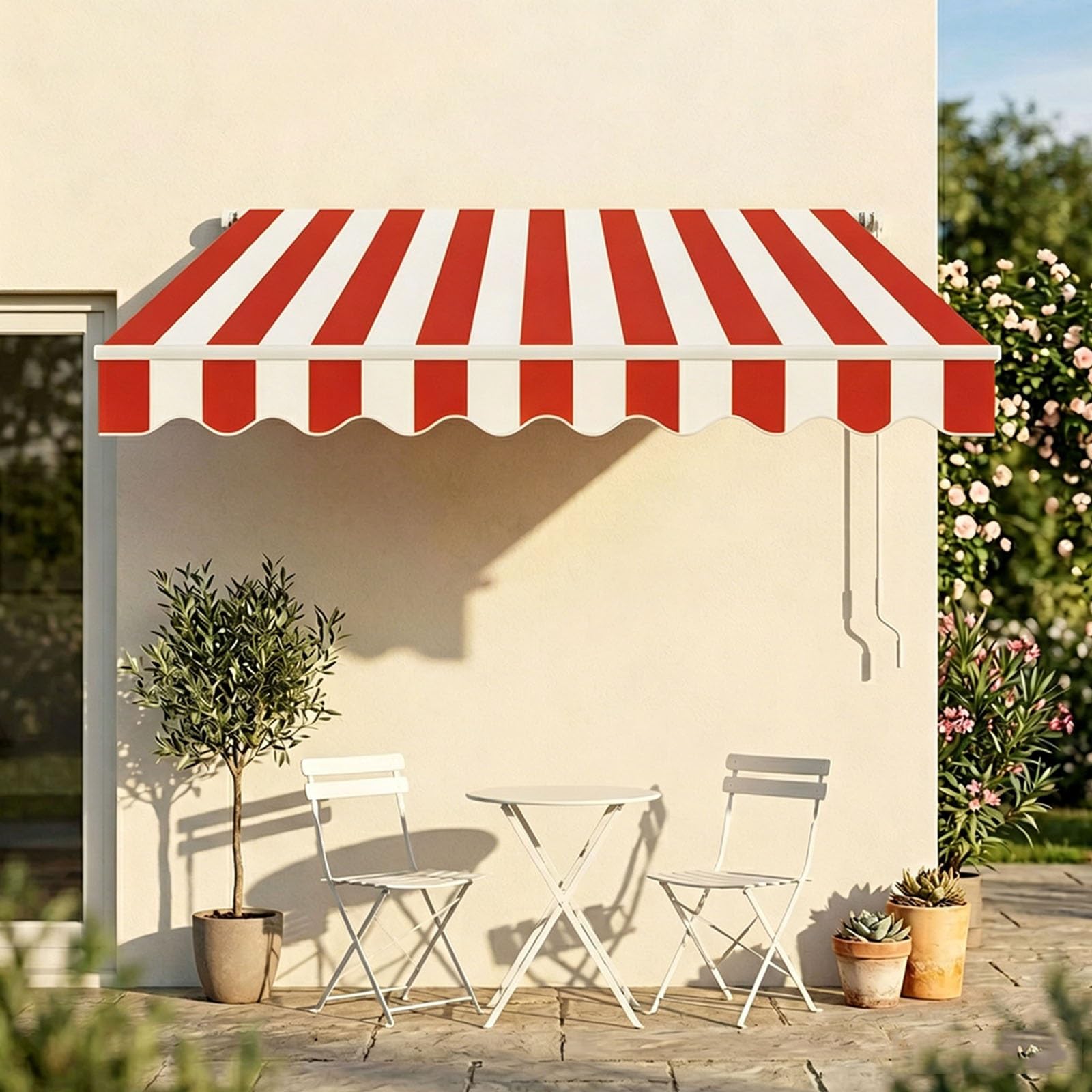 Cubierta de toldo para exterior en caravanas lona de patio para sombra familiar