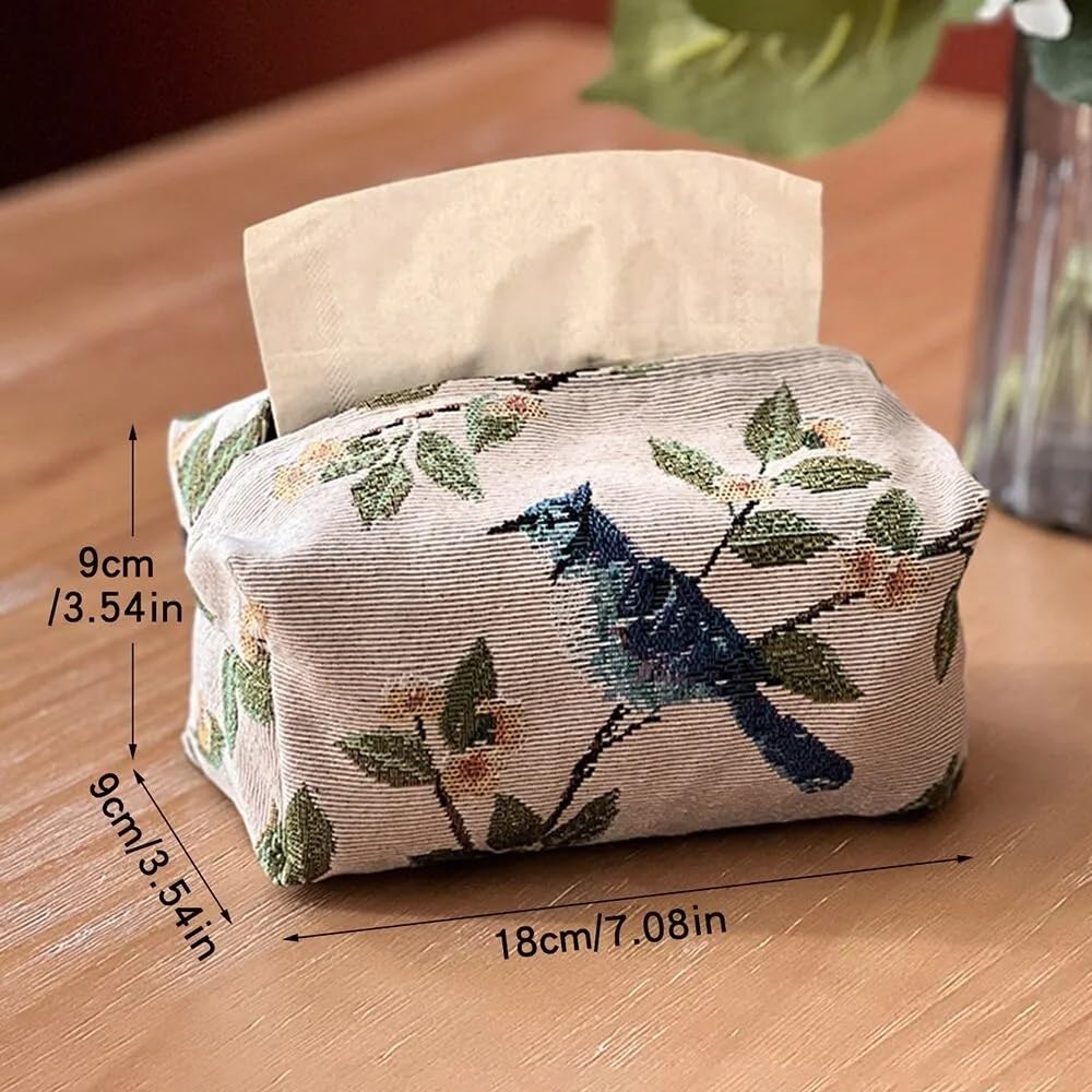 Pudełko na chusteczki Pudełko na chusteczki, stół w salonie, torba do przechowywania, żakardowa torba z szufladą, torba na biurko Pudełka na papier