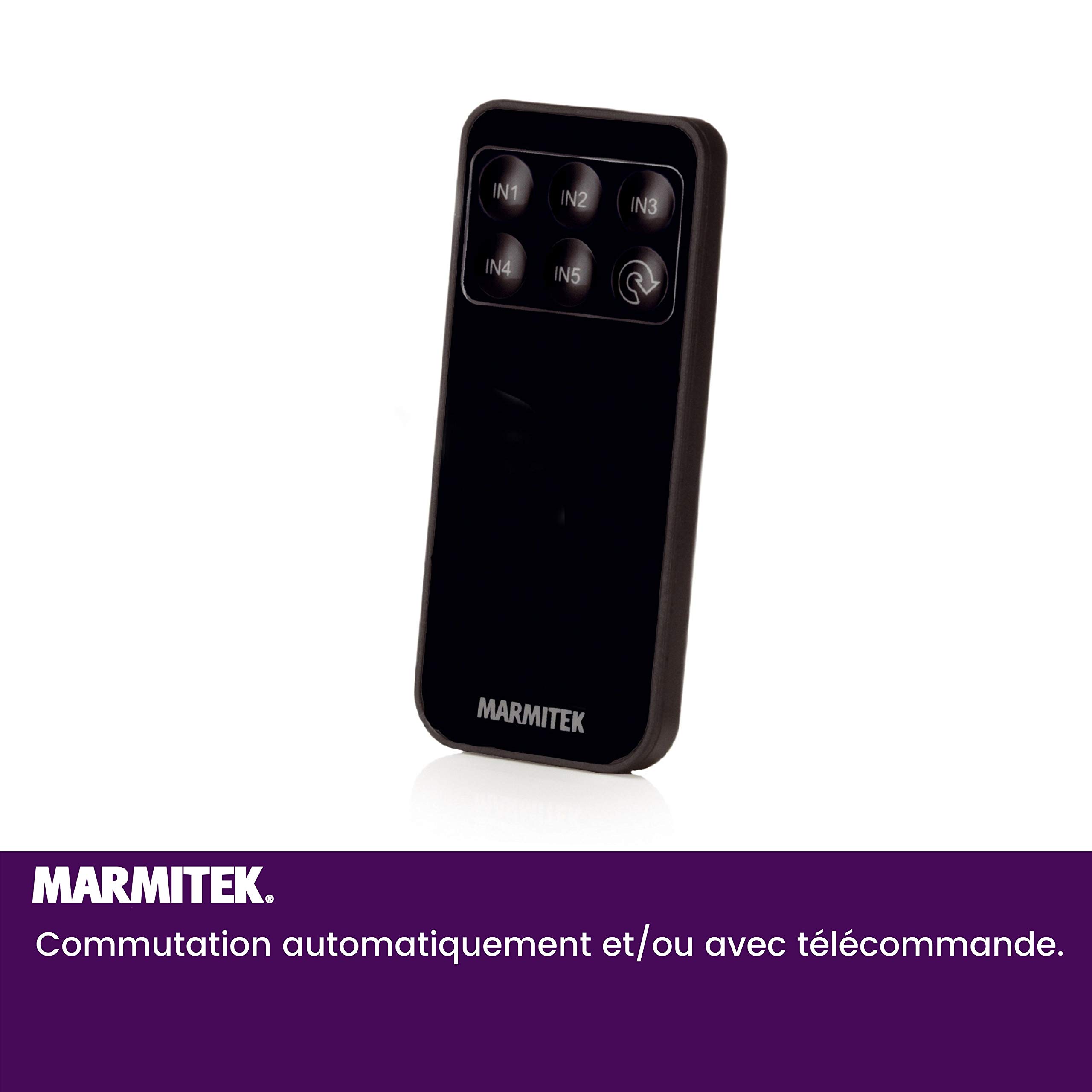 Marmitek Connect 350 UHD 2.0 - Switch HDMI 4K60 5 entrées 1 Sortie HDR