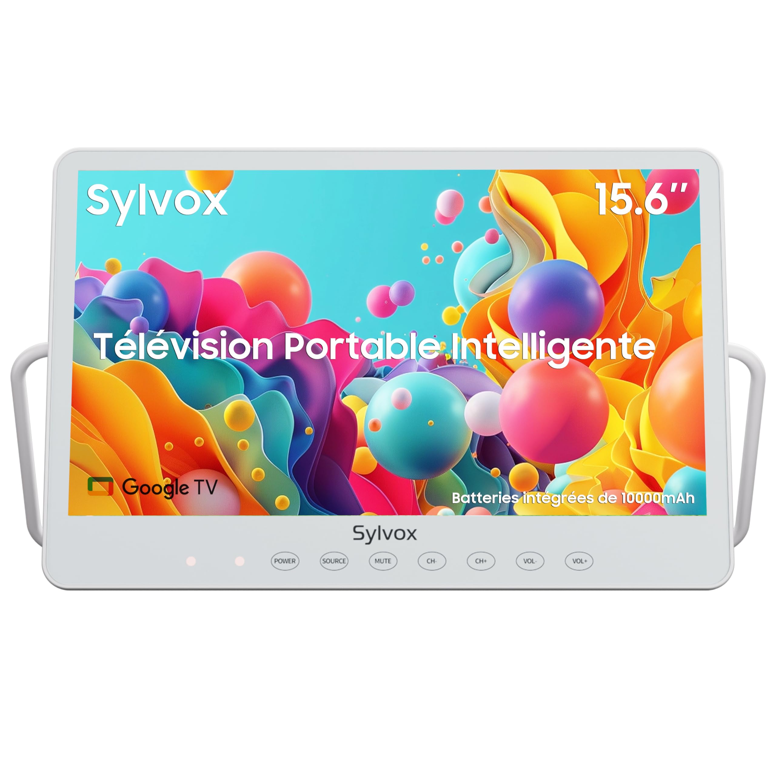SYLVOX 15.6" Smart TV Portable: Full HD, Google TV & IP66 Étanche