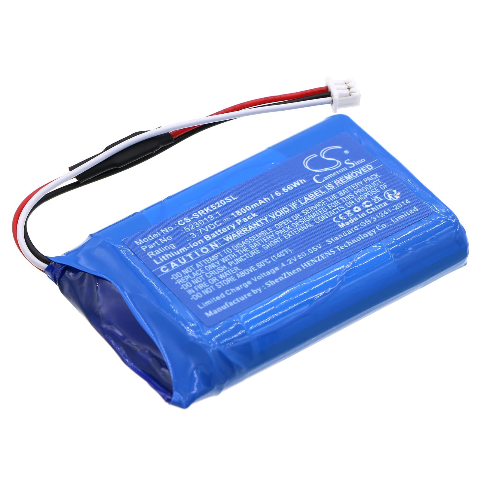 TECHTEK Bateria 1800mAh kompatybilny z [Systronik] 23019, 523019.1